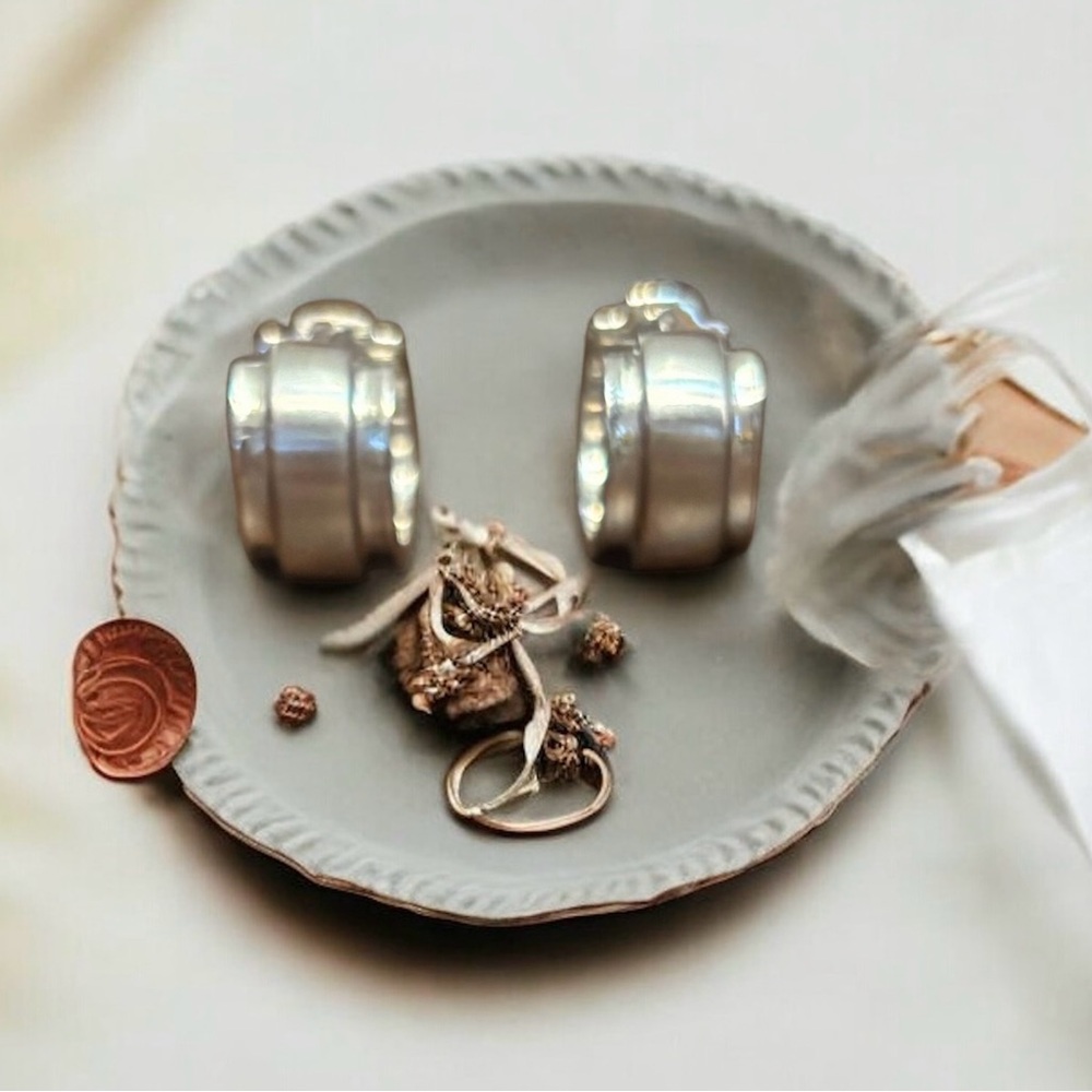 NWT Sterling Silver Huggie Earrings